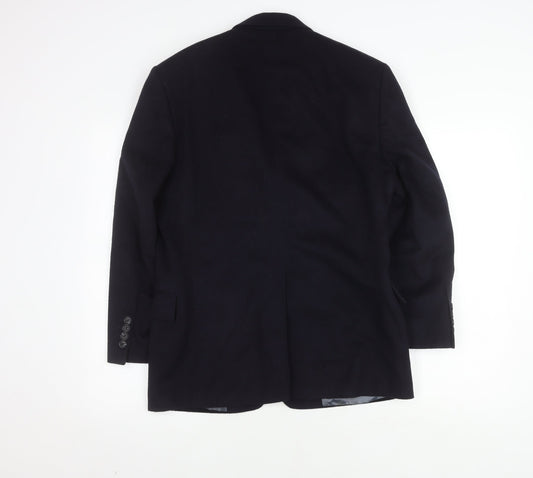 Mens UK Size 36 David Moss Regular Blue Suit Jacket