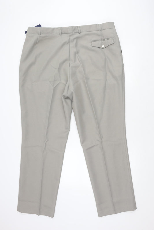 Premier Man Men's Grey Trousers Size 44