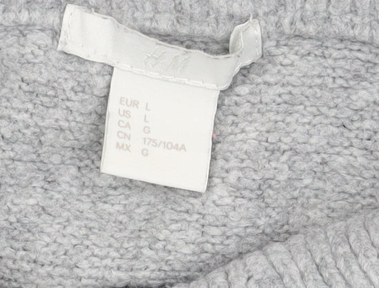 Womens UK Size L H&M Grey Pullover