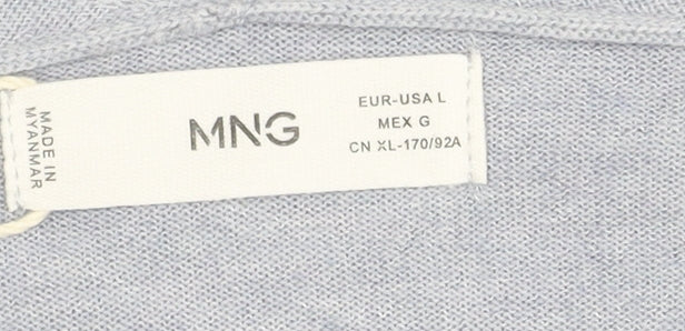 Womens UK Size 12 MNG Grey Pullover Jumper