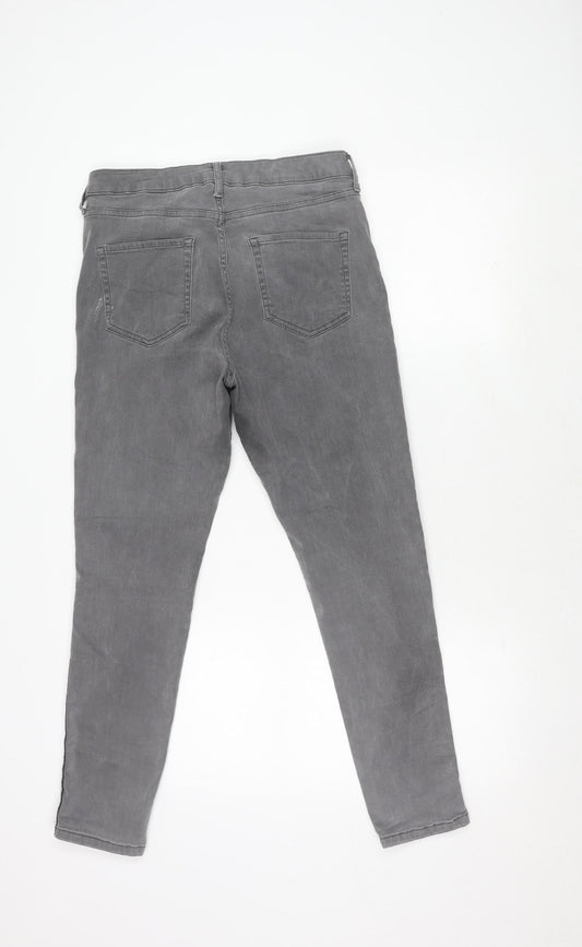 Womens UK Size 12 Marks and Spencer Skinny Grey Jeans