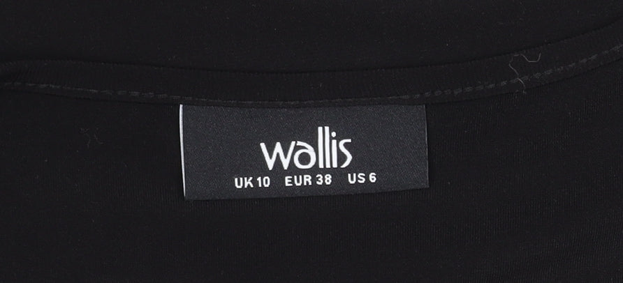 Womens UK Size 10 Wallis Black Camisole Tank