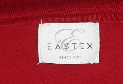 Eastex Red Women's Jumper, Size 18, Sequin Accent