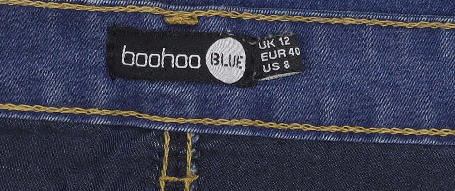 Boohoo Women's Blue Denim Jeans Size 12