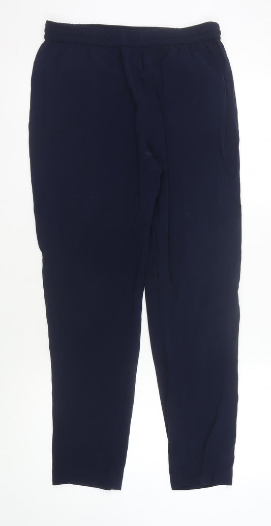 Womens UK Size S DKNY Relaxed Fit Blue Trousers
