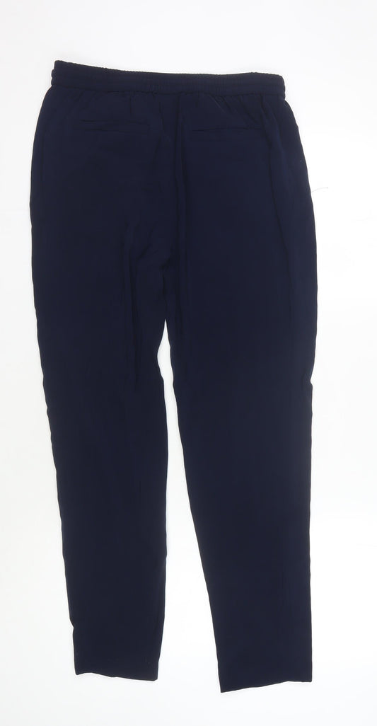 DKNY Women's Blue Relaxed Trousers S