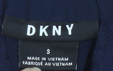 DKNY Women's Blue Relaxed Trousers S