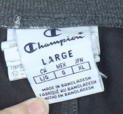 Champion Men's Grey Jogger Trousers L - Gym & Sportswear