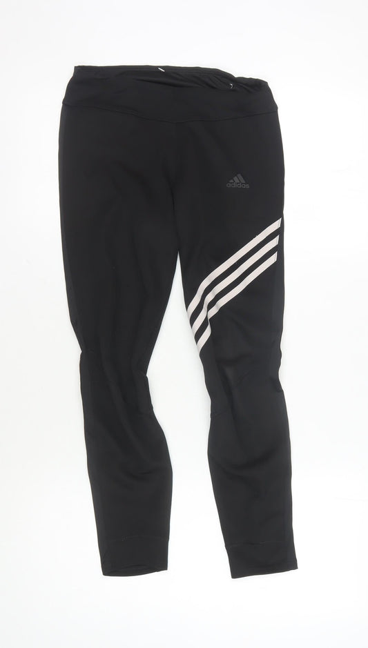 Womens UK Size XS adidas Slim Fit Leggings Black Leggings