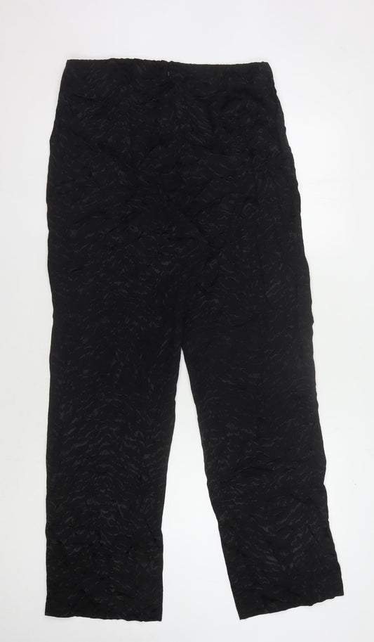 Womens UK Size M H&M Black Trousers