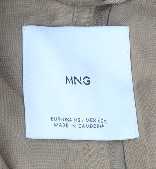 MNG Women's Beige Trench Coat XS