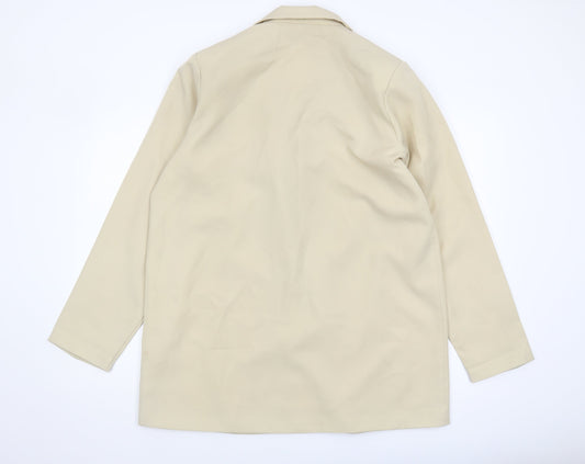 PrettyLittleThing Women Beige Suit Jacket Size 12