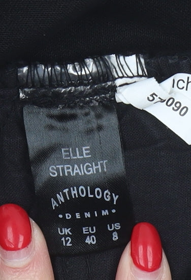 Anthology Women's Black Straight Jeans Size 12