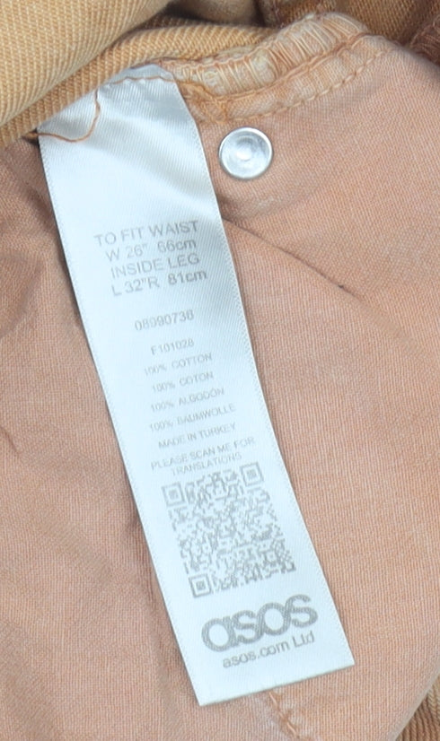 ASOS Women's Beige Denim Jeans - Size 26