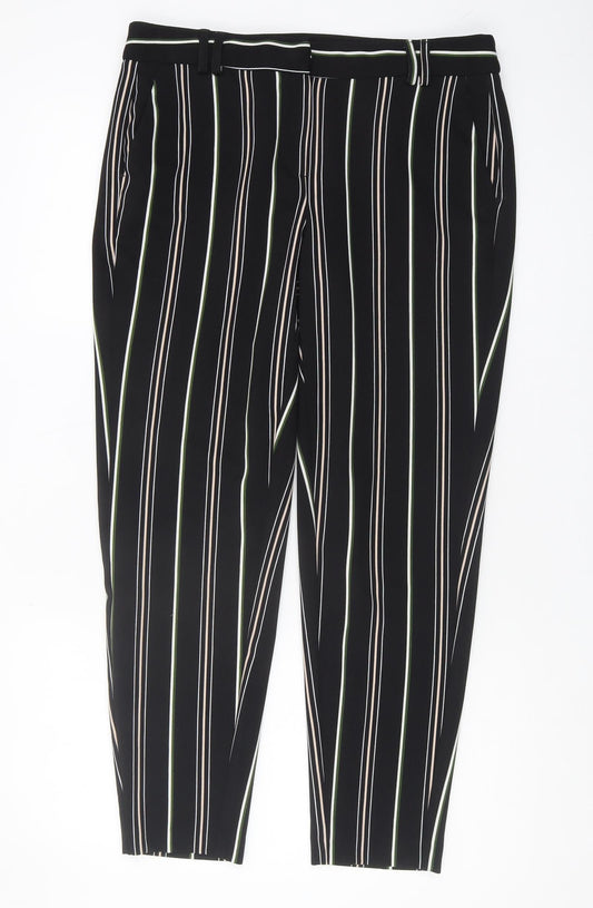 Womens UK Size 12 Dorothy Perkins Black Trousers