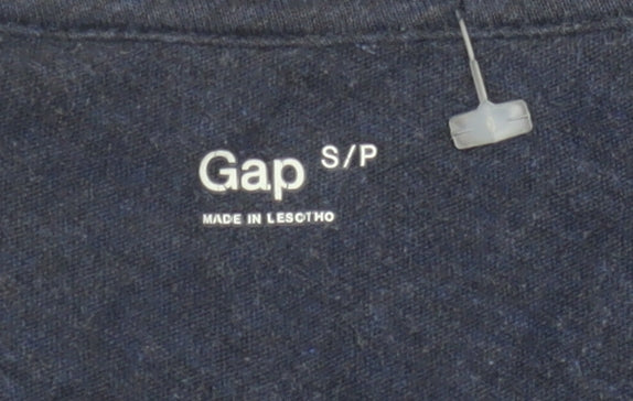 Womens UK Size S Gap Blue Basic T-Shirt