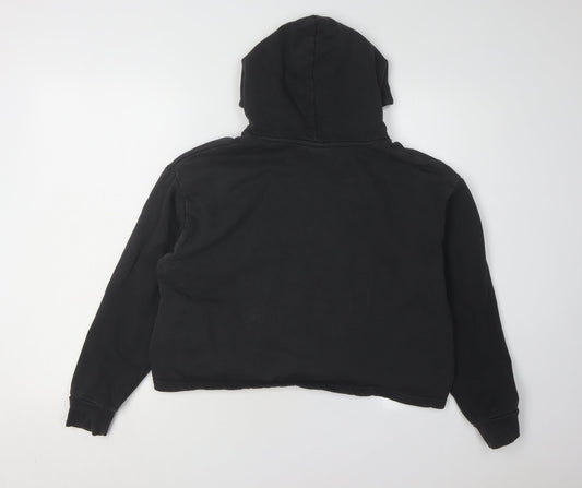 Puma Black Unisex Adults M Hoodie Logo Casual