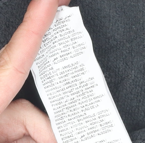 Puma Black Unisex Adults M Hoodie Logo Casual