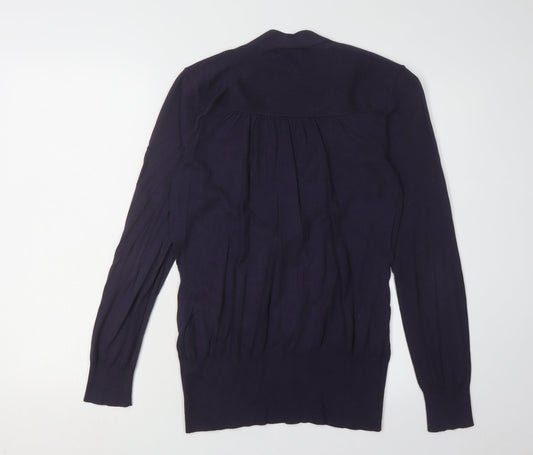 Womens UK Size M Banana Republic Purple Cardigan Jumper