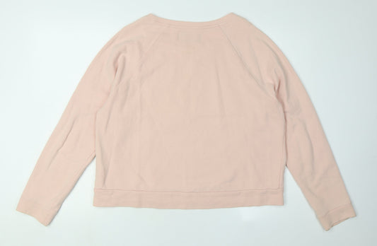 Calvin Klein Jeans Women's Pink XL Pullover Sweatshirt