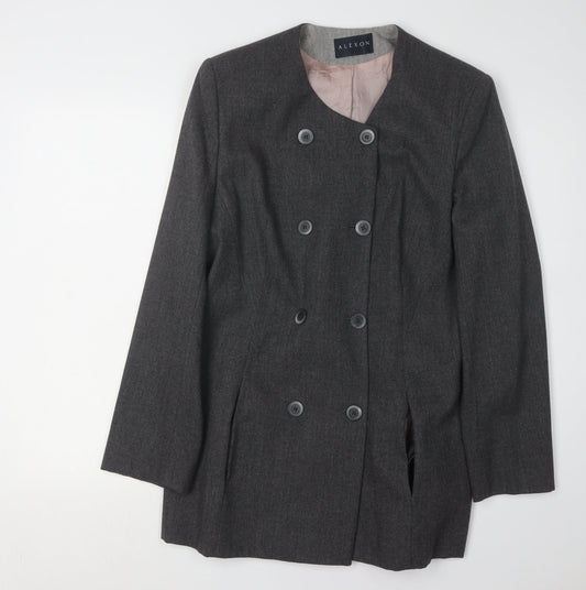 Womens UK Size 14 Alexon Regular Grey Suit Jacket