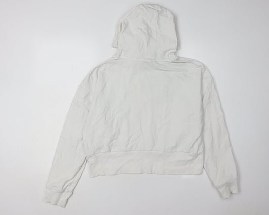 Womens UK Size M DKNY Sport White Pullover Hoodie