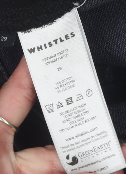 Womens UK Size 29 Whistles Slim Fit Skinny Blue Jeans