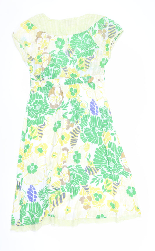 Monsoon Women's Multicoloured Floral Dress Size 10