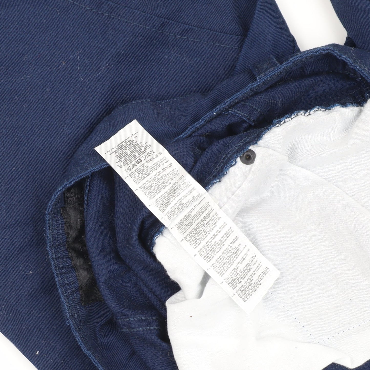 Mens UK Size L Crafted Blue Trousers
