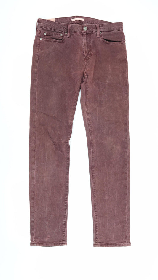 Womens UK Size 29 Abercrombie & Fitch Slim Fit Skinny Red Jeans