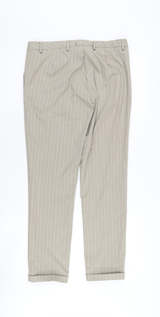 Van Heusen Women's Beige Chino Trousers Size 8