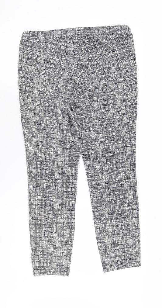 Dalia Women's Multicoloured Cropped Trousers Size 8