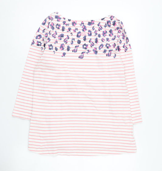 Womens UK Size 12 Joules Pink T-Shirt