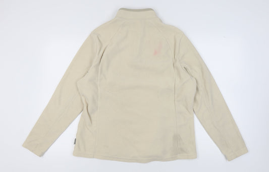 Quechua Beige Unisex Fleece Sweatshirt XXL Lightweight