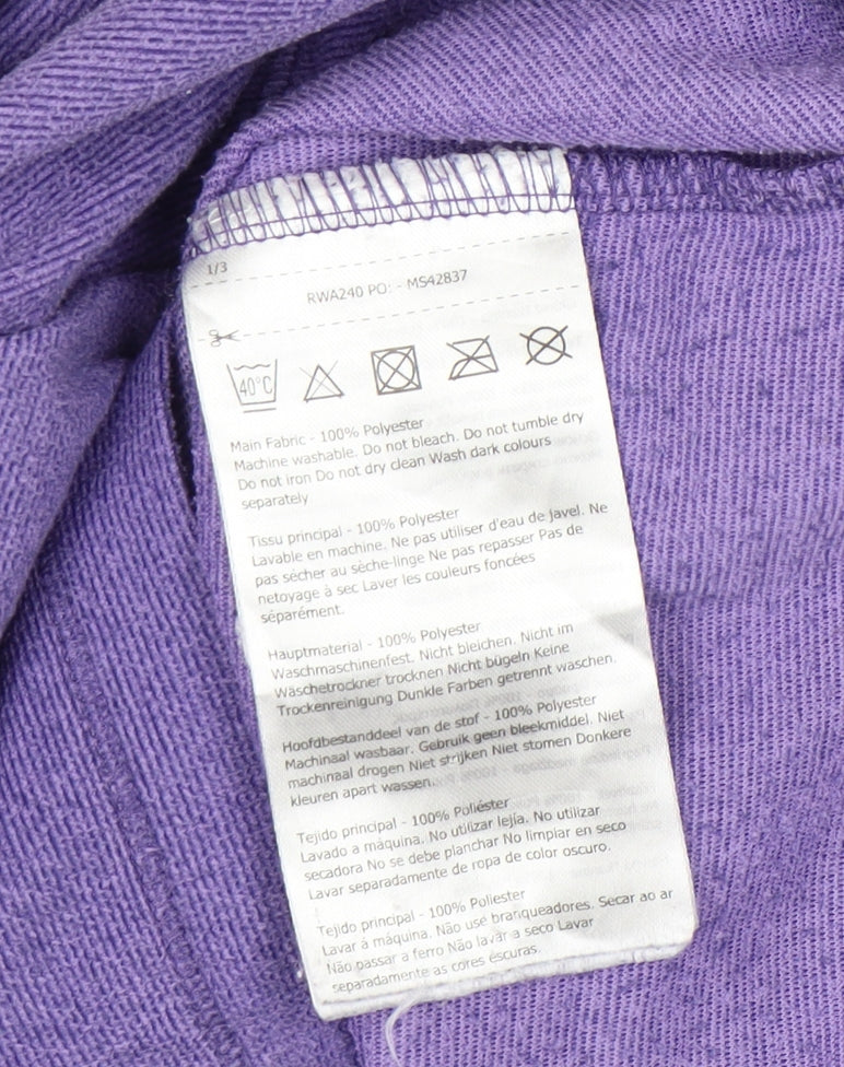 Regatta Women's Purple Pullover Sweatshirt - Size 16