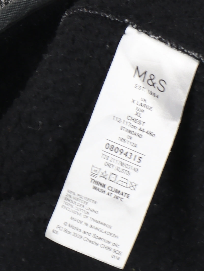 Mens UK Size XL Marks and Spencer Grey Basic Jacket