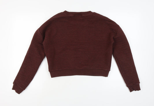 Reebok Women's Red Pullover Sweatshirt Size 12