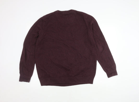 Maine New England Men's Purple Pullover Jumper L