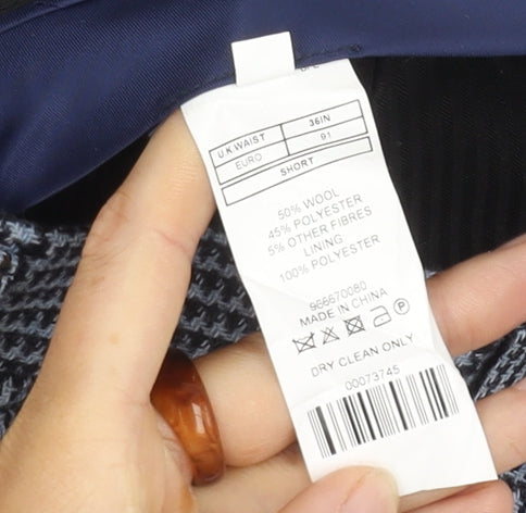 Moss 1851 Men's Multicoloured Check Trousers 36