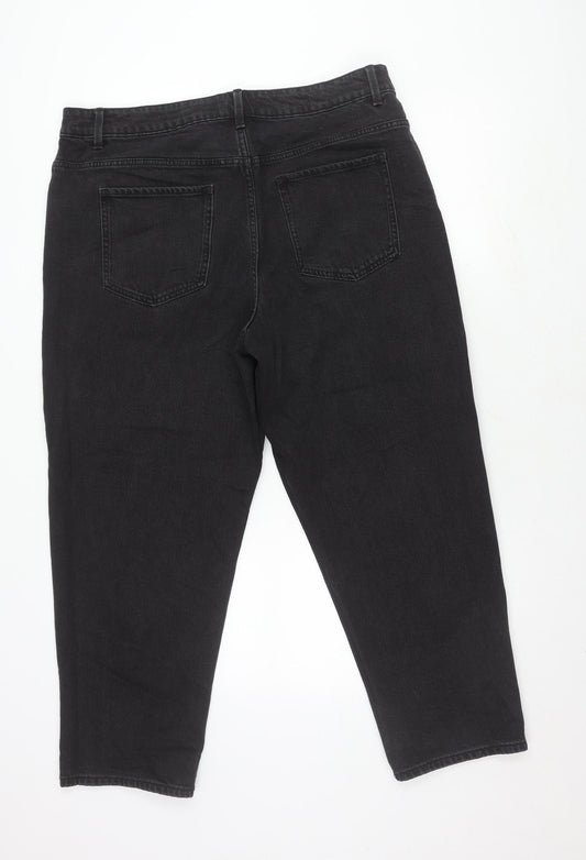 New Look Women's Black Slim Ankle Jeans Size 18