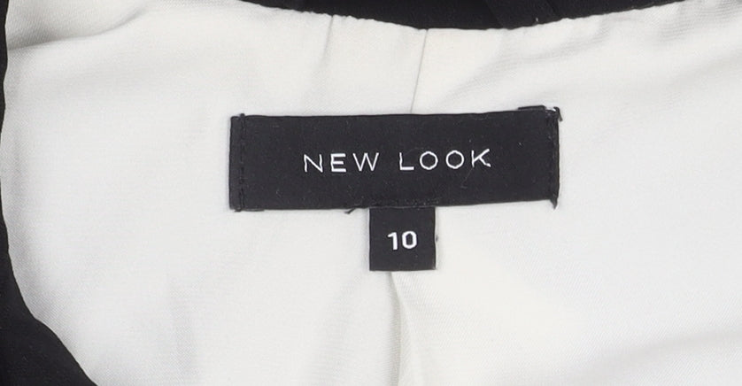 New Look Women's Black Blazer, Size 10, Regular Fit