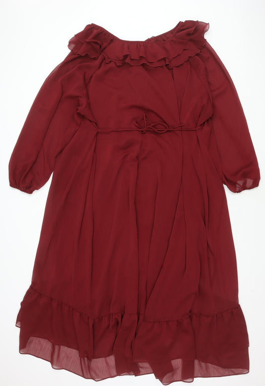 Marks and Spencer Women's Red Dress Size 18