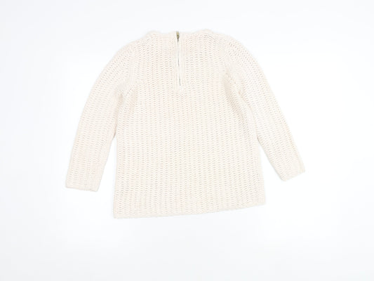 Womens UK Size S Zara Ivory Jumper