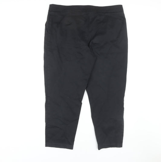 Womens UK Size 16 Marks and Spencer Black Trousers