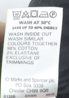 Womens UK Size 16 Marks and Spencer Black Trousers