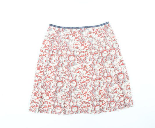 Fat Face Women's Multicoloured A-Line Skirt