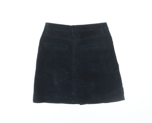 New Look Women's Black Mini Corduroy Skirt Size 10
