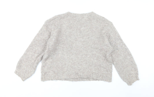 b.young Beige Women's Pullover Jumper Size M