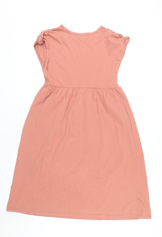 Next Women's Pink Shift Dress Size 12 with Pockets