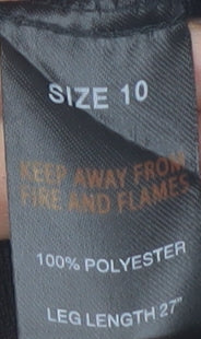 Womens UK Size 10 Et Vous Black Trousers